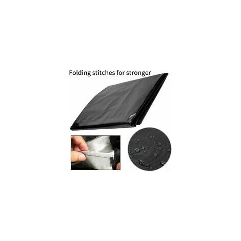 Couvercle De Réservoir D'eau, Couvercle IBC Bache Cuve 1000l, Cuve 1000 Litres Accessoires - Bâche De Protection Du Réservoir D'eau - Housse IBC Film De Protection UV Avec Découpe Perforée,120100116cm – Image 3