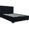 Lit Double Avec Coffre Tino - 160 × 200 Cm - Noir