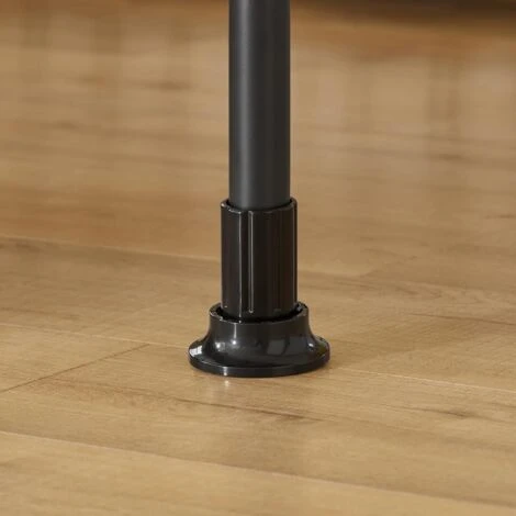 Télescopique Porte-Vêtements Système De Penderie Télescopique Avec 4 Barres Portant De Vêtement,SoBuy KLS03-SCH – Image 4