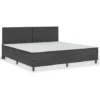 Sommier Tapissier Gris Tissu 200 X 200 Cm VidaXL
