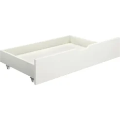 Tiroirs De Lit 2 Pcs Blanc Bois De Pin Massif VidaXL