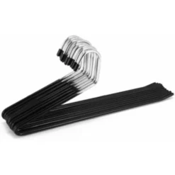 Kueatily Cintres De Pantalon à Bout Ouvert,cintres De Pantalon Antidérapants Cintres De Jeans Antirouille,organisateurs De Pantalons Faciles à Glisser(Black)