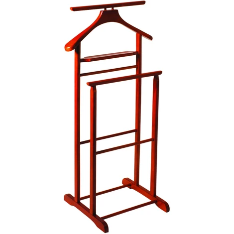 Valet De Nuit En Bois Massif Couleur Cerisier - L47 X P36 X H102 Cm