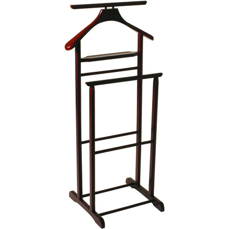 Valet De Nuit En Bois Massif Coloris Tabac - L47 X P36 X H102 Cm