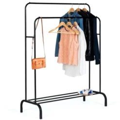 Portant Vêtements Double PETER Penderie XXL