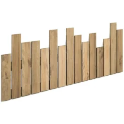Tête De Lit En Bois Massif De Pin. Palisade. 161X60cm