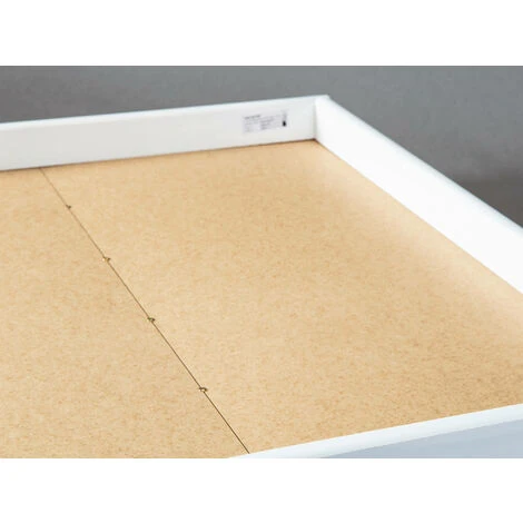 Dmora Tiroir Coulissant à Roulettes Pour Lit, En Pin Massif, Coloris Blanc, 199x94x22 Cm, Avec Emballage Renforcé – Image 3