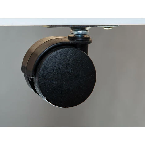 Dmora Tiroir Coulissant à Roulettes Pour Lit, En Pin Massif, Coloris Blanc, 199x94x22 Cm, Avec Emballage Renforcé – Image 5