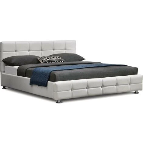 Lit Thomas - 140 X 190 Cm - Blanc