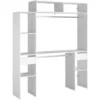EKIPA Dressing Extensible - Blanc - L 140/176 X P 40 X H 203 Cm - ARTIC
