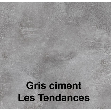 Lit Escamotable Vertical 140x190 Cm Gris Béton Banila – Image 3