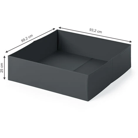Boîte Pliable Anthracite Lot De 2 Pour Lit D'enfant VitaliSpa – Image 3