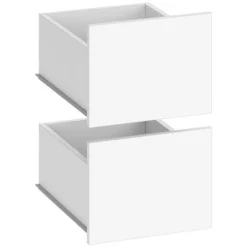 Armoire-penderie „Visit“ Blanc Lot De 2 Petits Tiroirs Vicco