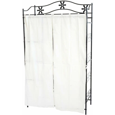 Nova Cintre De Stockage Moderne 43x100x172cm Avec 6 Compartiments Et Rideaux – Image 3