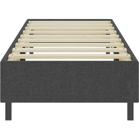 Hommoo Sommier Tapissier Gris Tissu 80 X 200 Cm – Image 4