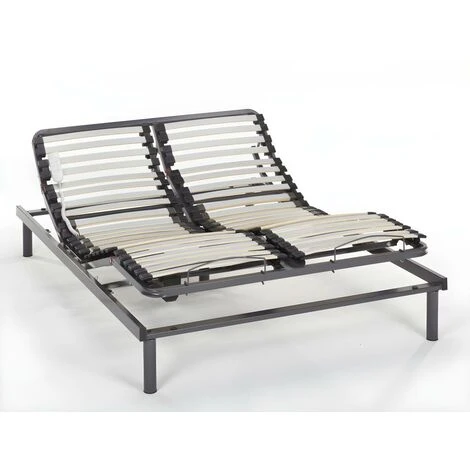 Lit électrique Relaxation Matelas Mémoire Forme JIMBARAN II De DREAMEA - Moteur OKIN - 140x200 Cm – Image 3