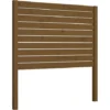 Tête De Lit Marron Miel 96x4x100 Cm Bois Massif De Pin VidaXL