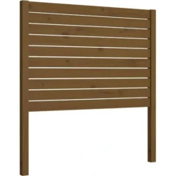 Tête De Lit Marron Miel 96x4x100 Cm Bois Massif De Pin VidaXL