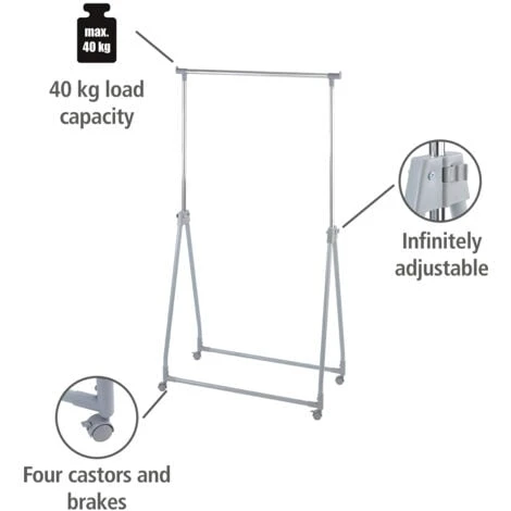 Wenko Porte-vêtements Repliable – Image 3