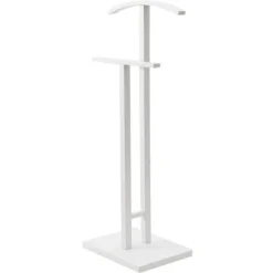 Valet De Nuit Fabriqué En Hêtre Massif En Couleur Blanc