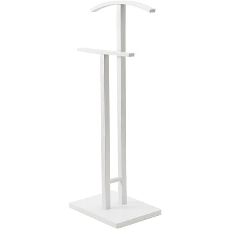 Valet De Nuit Fabriqué En Hêtre Massif En Couleur Blanc