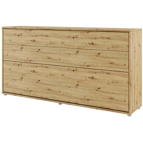 LENART Lit Escamotable BED CONCEPT 06 90x200 Horizontal Chêne Artisanal – Image 2