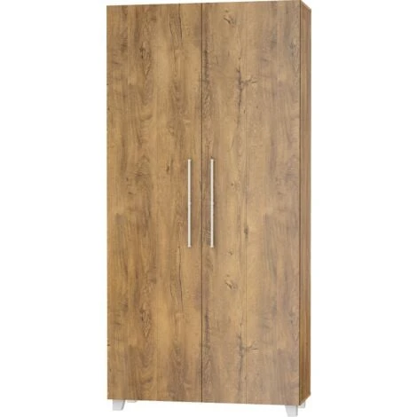 Lit Escamotable TEDDY 90x200cm Vertical Chêne Bordeaux – Image 3