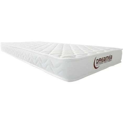 Ensemble Cadre à Lattes + Matelas Mousse Accueil Mémoire De Forme PELOPS De DREAMEA - 15 Cm épaisseur - 90 X 190 Cm – Image 2