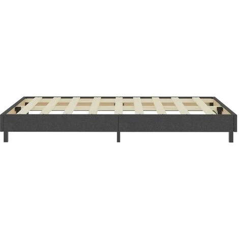 Hommoo Sommier Tapissier Gris Tissu 120 X 200 Cm – Image 5