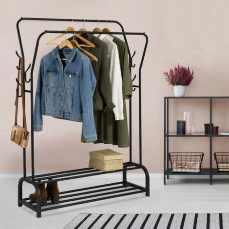 Portant Vêtements Double PAULE Penderie XXL – Image 2