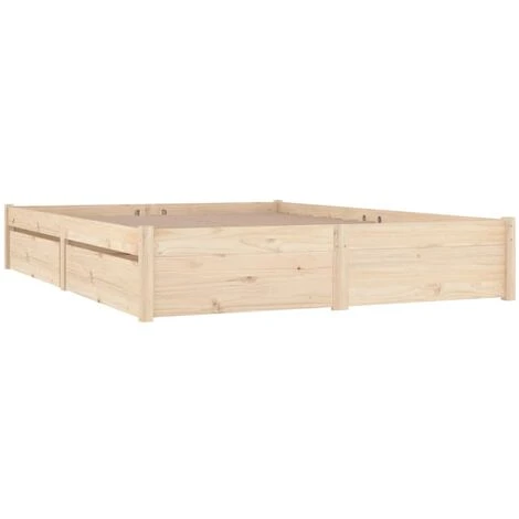 120 X 190 Cm Lit Adulte 2 Personnes - Cadre De Lit Avec Tiroirs 120x190 Cm Petit Double - élégant Chambre74690 – Image 3