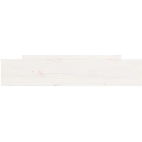 Lot De 2 Tiroirs De Lit Style Classique - Blanc Bois De Pin Massif BV894047 - BonneVie – Image 3