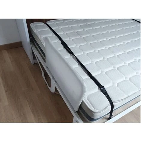 Lit Escamotable Horizontal Avec Canapé Tissu Vetal 140x190 Cm - Canapé Bleu Canard - Structure Et Façade Glacial 3D – Image 4