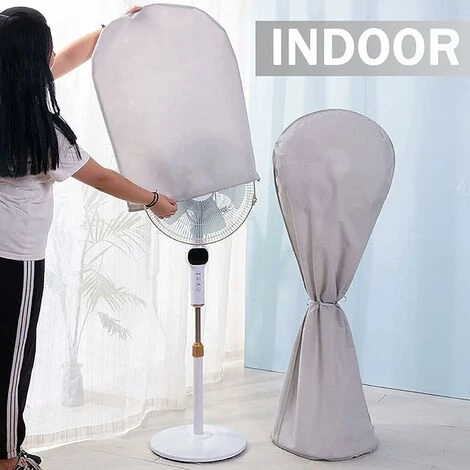 Blue Dream Lot De3 Ventilateur Housse Anti Poussière Tout Compris, Rond Housse De Protection Ventilateurs Électrique, Housse De Ventilateur Sur Pied Protector, Pour Debout Sol Ventilateurs – Image 3