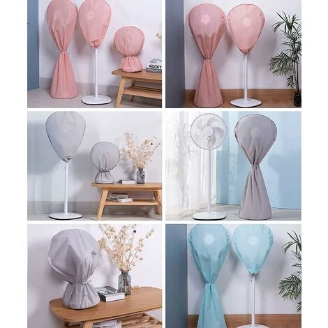 Blue Dream Lot De3 Ventilateur Housse Anti Poussière Tout Compris, Rond Housse De Protection Ventilateurs Électrique, Housse De Ventilateur Sur Pied Protector, Pour Debout Sol Ventilateurs – Image 5