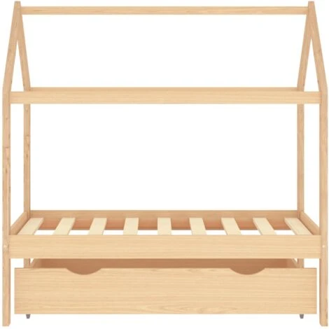 Nova Lit Color Au Miel Pour Les Enfants Avec Tiroir Et Structure De Conception Diverses Mesures Taille : 70 X 140 Cm – Image 3