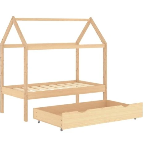 Nova Lit Color Au Miel Pour Les Enfants Avec Tiroir Et Structure De Conception Diverses Mesures Taille : 70 X 140 Cm – Image 5