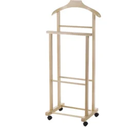 Cintre Peu Encombrant En Bois De Hêtre Entrée 5x44.5x97.5H Cm