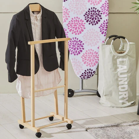 Cintre Peu Encombrant En Bois De Hêtre Entrée 5x44.5x97.5H Cm – Image 2