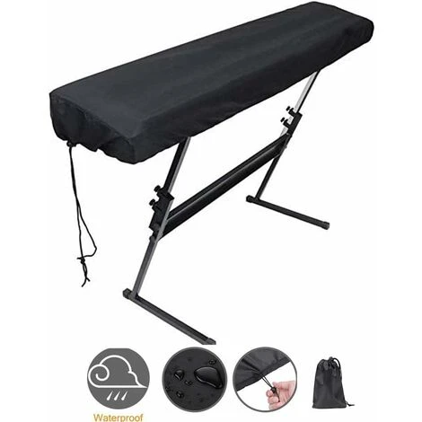 Housse De Protection Pour Clavier Piano 88 Touches, Numérique Housse Protection Piano Antipoussière Couverture Avec Cordon Étirable Pour Yamaha Roland Casio – Image 2