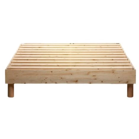 Sommier Bois épicéa Nu 140x190 – Image 2